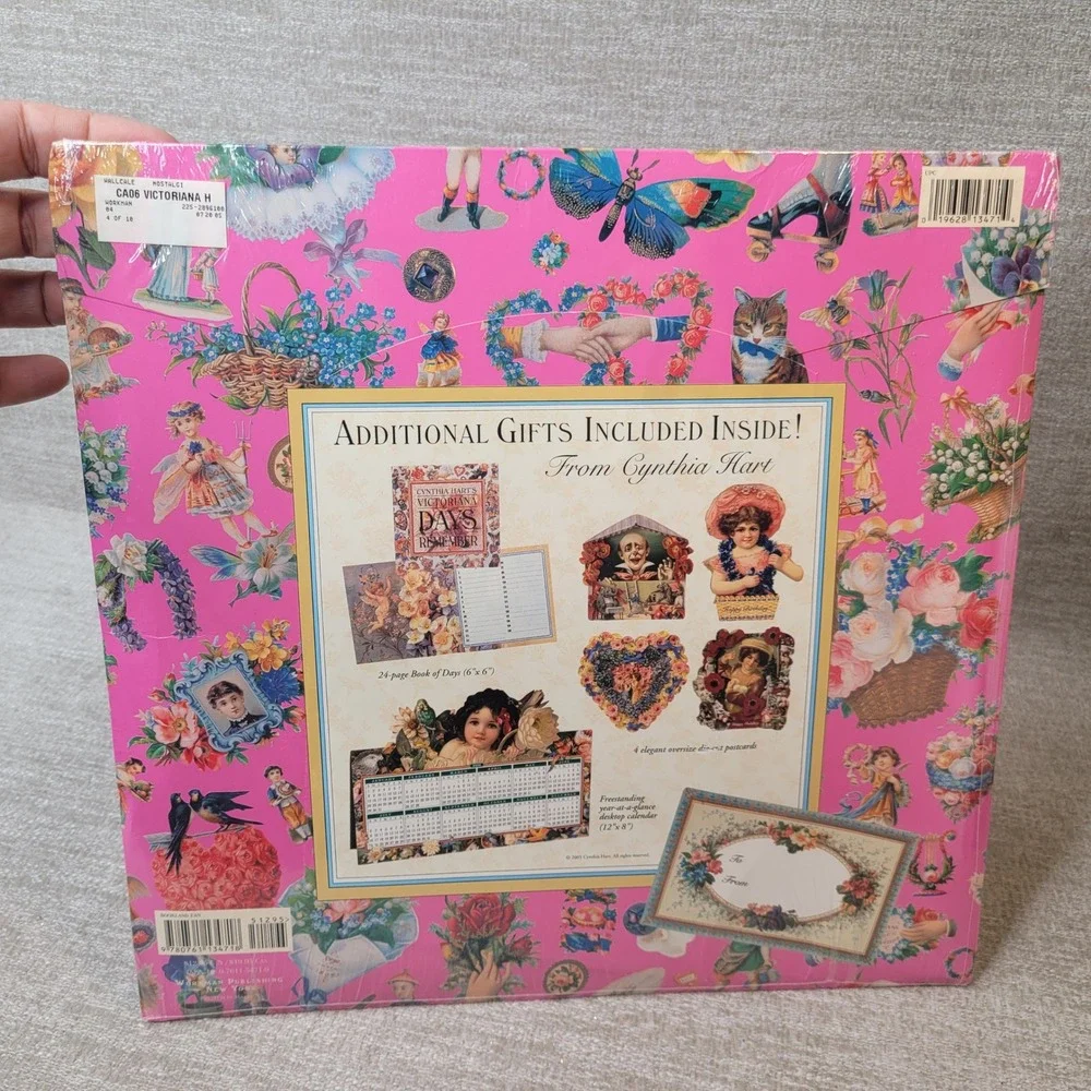 Cynthia Hart Victoriana 2006 Calendar Gift Collection Floral Ephemera SEALED NEW